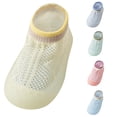 thumbnail image 1 of RTKFRFLM Baby Sock Shoes Summer Breathable Mesh Skid-Resistant Floor Socks Barefoot Walking Shoes For Infants 0-36M, 1 of 5