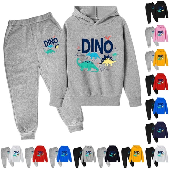 RTKFRFLM Boys Graphic Hoodie Jogger Set 2 Piece Tracksuit Sweatsuit