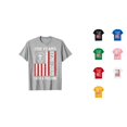 thumbnail image 1 of RTKFRFLM Boys Independence Day T-Shirt US Flag Red White Blue Graphic Crewneck Short Sleeve Summer Holiday Tee Top, 1 of 4