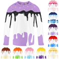 thumbnail image 1 of RTKFRFLM Boys Long Sleeve Swim Shirt Ice Cream Print Rash Guard UV Sun Protection Athletic Bathing Suit Top Kids, 1 of 4