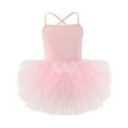 thumbnail image 1 of RTKFRFLM Girls Ballet Performance Dress Tutu Skirted Dance Leotard for Toddlers Blue XS-90, 1 of 2