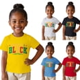 thumbnail image 1 of RTKFRFLM Girls Black History Month T-Shirt Fashionable Short Sleeve Graphic Tee, 1 of 6