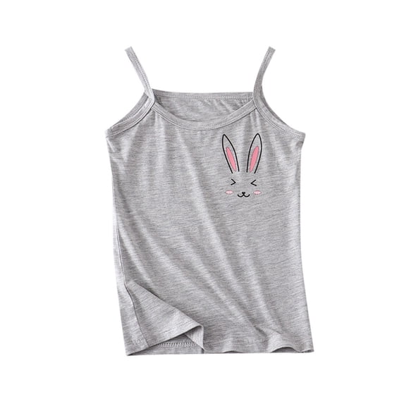 RTKFRFLM Girls Cotton Camisole Tank Tops Kids Summer Lightweight Underwear Sleeveless Undershirt Layering Vest Tops for Toddlers