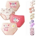 thumbnail image 1 of RTKFRFLM Girls Cotton Panties Cute Cartoon Printed Briefs Underwear for Toddlers Purple 7-9 Years, 1 of 2