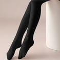 thumbnail image 1 of RTKFRFLM Girls Non- Ballet Tights Professional Soft Dance Leggings Black 7-9 Years, 1 of 4
