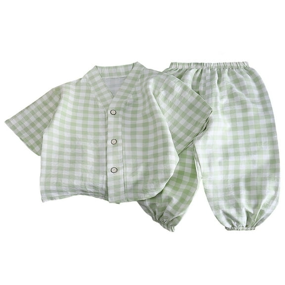 RTKFRFLM Girls Pajamas Boys Pajama Set Sleeve Cloud Sleepwear Kids Homewear Outfit Soft Casual Loungewear Baby Pjs Sleepwear Loungewear,Size 2 Years-3 Years