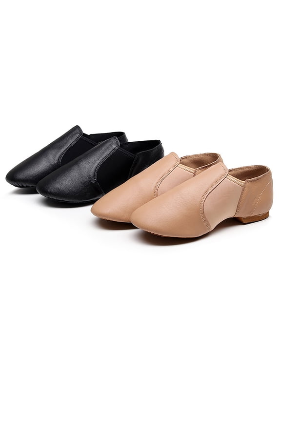 Girls Professional Dance Shoes Soft Sole Indoor Ballet and Jazz Dance Flats Black 9.5-10 Years