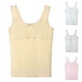 thumbnail image 1 of RTKFRFLM Girls Puberty Training Bra Solid Color Cotton Comfort Underwear with Bow for Ages 6-14 Years Soft Breathable Kids First Bra Seamless Stretchy Base Layer for Developing Girls, 1 of 5