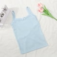 thumbnail image 1 of RTKFRFLM Girls Ribbed Tank Top Longline Slim Fit Sleeveless Base Layer Light Pink 3-4 Years, 1 of 2