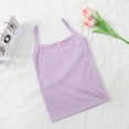 thumbnail image 1 of RTKFRFLM Girls Ribbed Tank Top Longline Slim Fit Sleeveless Base Layer Light Pink 3-4 Years, 1 of 2
