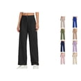 thumbnail image 1 of RTKFRFLM Girls School Uniform Pants Classic Straight Leg Daily Trousers Beige 13-14 Years, 1 of 7