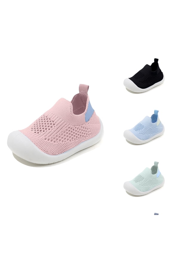 Infant Breathable Mesh Sneakers Lightweight Non-Slip Athletic Sport Shoes Beige 6-12 Months