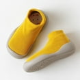 thumbnail image 1 of RTKFRFLM Infant Non-Slip Sock Shoes Soft Rubber Sole Indoor First Walker Shoes Brown 6-12 Months, 1 of 3