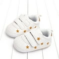 thumbnail image 1 of RTKFRFLM Infant Walking Shoes Lightweight Breathable Sneakers with Dual Hook and Loop Straps Blue 6-12 Months, 1 of 8