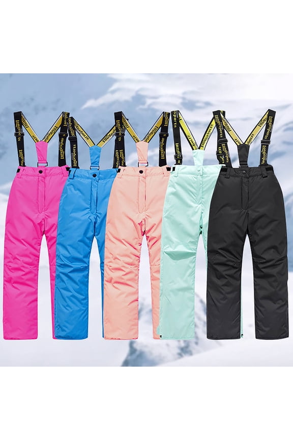 Kids All Weather Insulated Snowsuit Set, Waterproof Windproof Thermal Ski Jacket and Pants for Boys and Girls Winter Outdoor Adventures