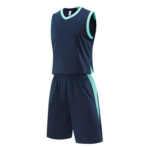 RTKFRFLM Kids Boys Sports Shorts Sets Active Shorts Sets Football Soccer Training Team Sport Suit Tracksuit Workout Fitness Sportswear Summer Activewear Sets,Size 5-6 Years