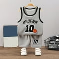 thumbnail image 1 of RTKFRFLM Kids Boys Sports Shorts Sets Active Shorts Sets Tank Top Shorts Clothes Baby Quick Drying Basketball Summer Activewear Sets,Size 18-24 Months, 1 of 5