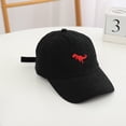 thumbnail image 1 of RTKFRFLM Kids Dinosaur Baseball Cap Cartoon Graphic Sun Protection Trucker Hat Black 2-8 Years, 1 of 3