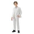 thumbnail image 1 of RTKFRFLM Kids Formal Suit Set Gentleman Style Jacket and Pants Outfit 9-10 Years, 1 of 6