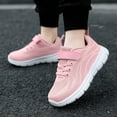 thumbnail image 1 of RTKFRFLM Kids Lightweight Mesh Sneakers Breathable Athletic Performance Running Shoes Pink 11-11.5 Years, 1 of 8