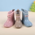 thumbnail image 1 of RTKFRFLM Kids Lightweight Rain Boots Non- Waterproof Outdoor Water Shoes Pink 18-24 Months, 1 of 8