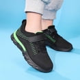 thumbnail image 1 of RTKFRFLM Kids Mesh Running Shoes Lightweight Breathable Performance Sneakers Green 8-9 Years, 1 of 7