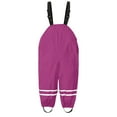 thumbnail image 1 of RTKFRFLM Kids Outdoor Rain Overalls Breathable One-Piece Waterproof Rain Suit Hot Pink 104/M, 1 of 2
