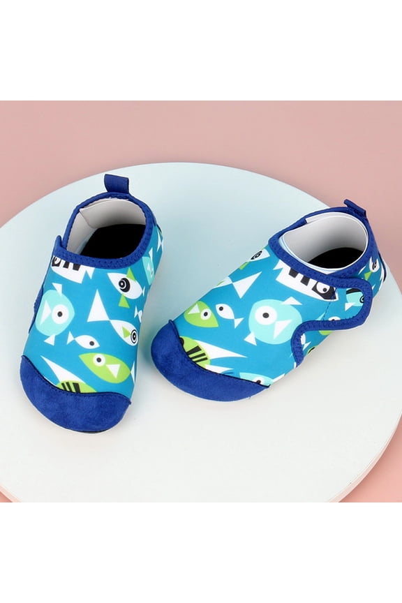 Kids Quick-Dry Water Shoes Non- Soft Sole Aqua Socks for Beach & Swimming Pink 2 Years