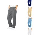 thumbnail image 1 of RTKFRFLM Kids Relaxed Fit Joggers Wide Leg Drawstring Athletic Sweatpants White 15-16 Years, 1 of 7