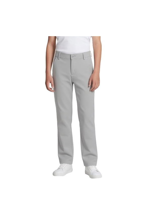Kids Uniform Pants Straight Leg Zip Fly School Trousers for Boys and Girls for School Uniform and Classroom Wear Back to School Clothes