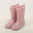 thumbnail image 1 of RTKFRFLM Kids Waterproof Rain Boots Lightweight Non- Mid-Calf Water Shoes Khaki 10-11 Years, 1 of 4