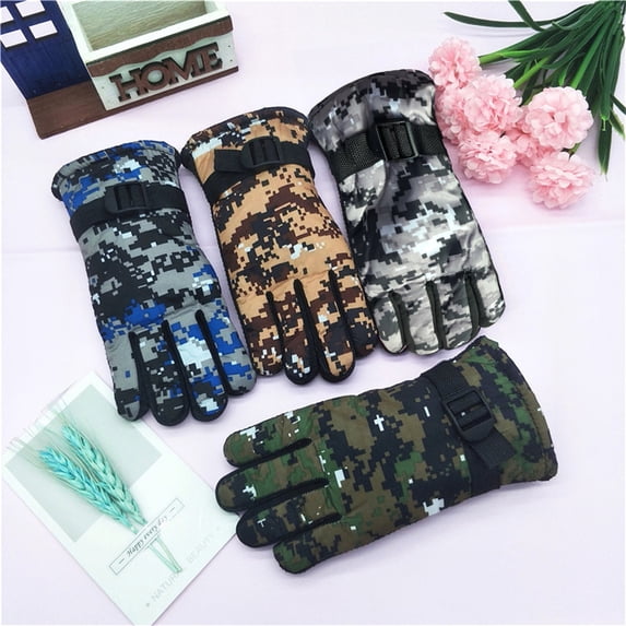 RTKFRFLM Kids Winter Gloves for Ages 8-12 Thick Lined Warm Gloves for Boys and Girls Fashion Snow Ski Gloves for Cold Weather Outdoor Sports and Daily Wear