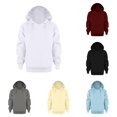 thumbnail image 1 of RTKFRFLM Kids Zip Up Hoodie School Uniform Boys Girls Zipper Sweatshirt Oversized Y2K Fall Hooded Jackets With Pockets Preppy Clothes, 1 of 7