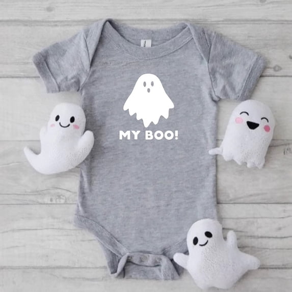 RTKFRFLM My 1st Halloween Baby Romper Cute Boo Short Sleeve Onesie Infant Halloween Outfit Newborn Gift Bodysuit for Baby Boys Girls