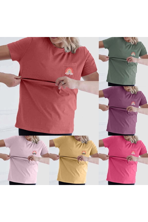 Maternity Nursing Shirt Zipper Opening Breastfeeding Tops Distressed Fashion Pregnancy Clothes with Pockets Soft Postpartum Feeding Wear Pink XXL