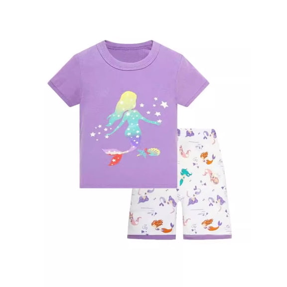 RTKFRFLM Toddler Boy Summer Shorts Set 2 Piece Baby Cute Personality Printed Short Sleeve Tops And Shorts Set Clothes Set Outfits,Size 2-3 Years