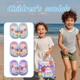 thumbnail image 1 of RTKFRFLM Toddler Clogs with Backstrap Cartoon Anti- Two-Way Wear Summer Shoes Purple 22, 1 of 3