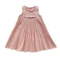 thumbnail image 1 of RTKFRFLM Toddler Girl Dress Summer Sleeveless Solid Color Dress Casual And Kids First Communion Dress 3-4 Years, 1 of 4