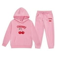 thumbnail image 1 of RTKFRFLM Toddler Girls Fall Sweatshirt Outfits Girls Outfits Set Winter Hoodie And Joggers Comfy Casual Kids Clothes With Stylish Clothes Sets,Size 12-13 Years, 1 of 3