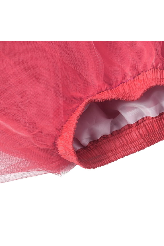 Toddler Girls Solid Tutu Skirt Classic Ballet Dance Puffy Tulle Skirt Soft Princess Underskirt for Kids