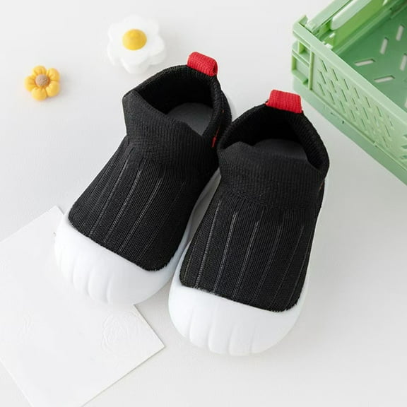RTKFRFLM Toddler Shoes, Baby Sneakers First Soft Sole Breathable Sock Shoes For Toddlers Boys Girls Lightweight Comfortable Everyday Wear,Size 13.50