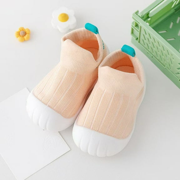 RTKFRFLM Toddler Shoes, Baby Sneakers First Soft Sole Breathable Sock Shoes For Toddlers Boys Girls Lightweight Comfortable Everyday Wear,Size 15.50