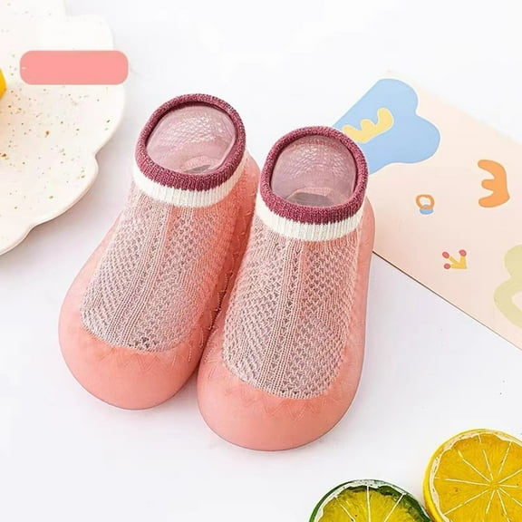 RTKFRFLM Toddler Shoes, Baby Sneakers Soft Sole Breathable Mesh First Shoes For Infants Toddlers Indoor Outdoor Lightweight Comfortable,Size 2-2.5 Years
