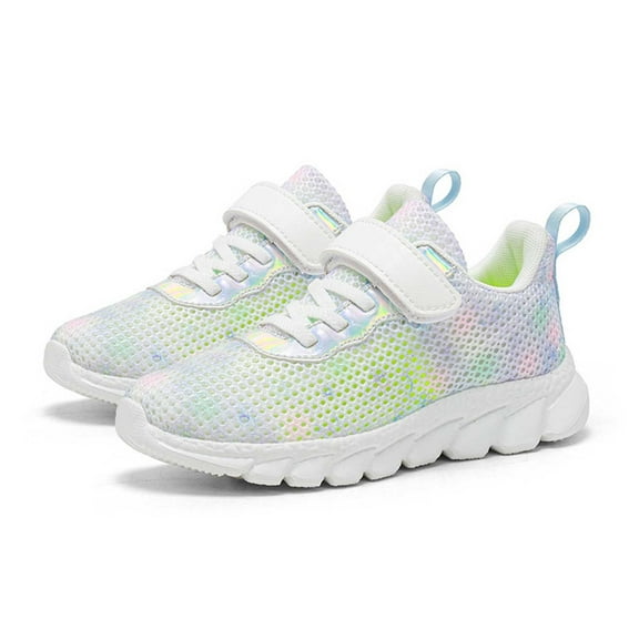 RTKFRFLM Toddler Shoes, Girls Sneakers For Everyday Casual Wear Comfortable Fixed Lasting Pair With Pants And Tops Easy Clean All Season Footwear,Size 7-8 Years