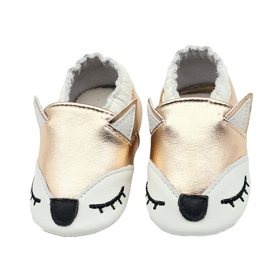 RTKFRFLM Toddler Shoes, Infant Girls Boys Shoes Slip On Cartoon First Walk Shoes Toddler Soft Bottom Breathable Shoes,Size 12-18 Months