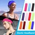 thumbnail image 1 of RTKFRFLM Women Stretch Headbands, Soft Cotton Elastic Sports Headbands for Yoga Running and Gym, 12 Colors Red One Size, 1 of 5