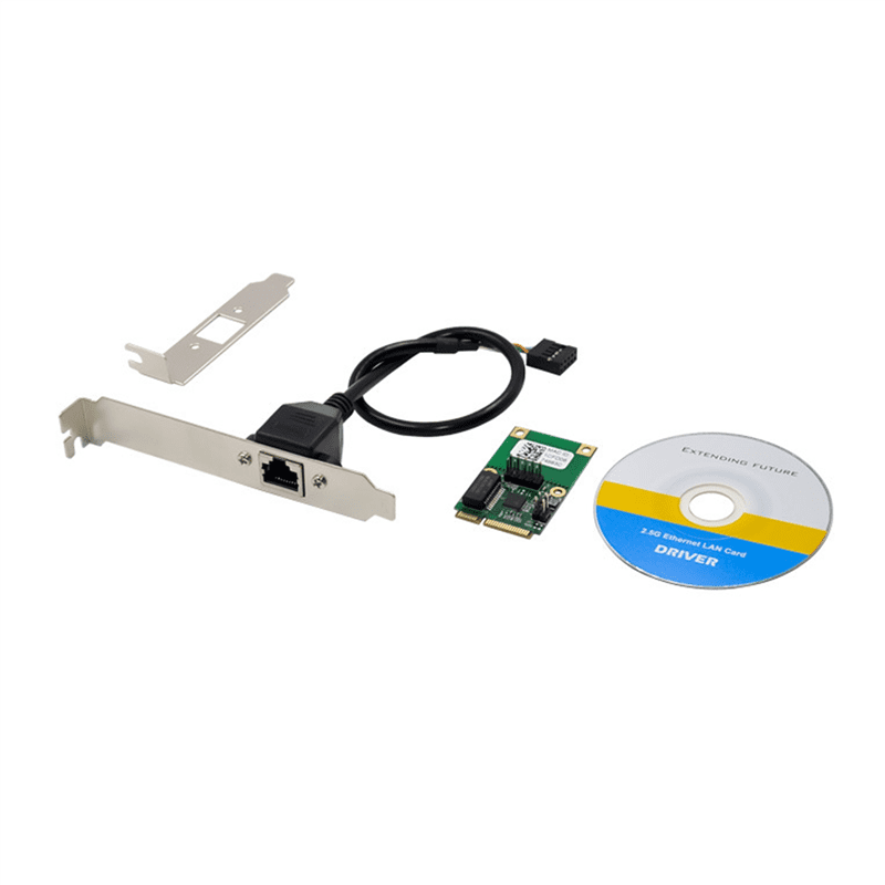 RTL8125B Mini PCIE Single Port Network Card 2.5G LAN Card