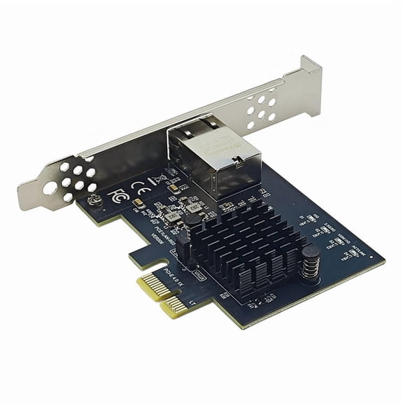 RTL8127AT PCIe 4.0 x1 10Gbps Network Card with VLAN, , Wake-on-LAN, Jumbo Frame 16KB for Desktop Server
