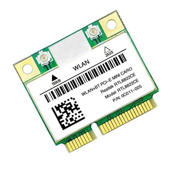 RTL8822CE WiFi Card 1200Mbps 2.4G+5Ghz 802.11AC Network Mini PCIe Bluetooth 5.0 Support Laptop/PC /11