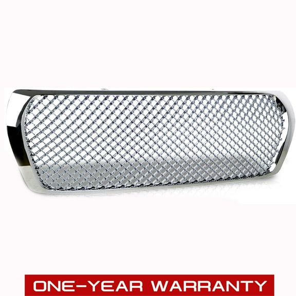RTMOTO fit for 08-11 LANDCRUISER FJ200 LC200 Main Upper Honeycomb Grille Grill Chrome